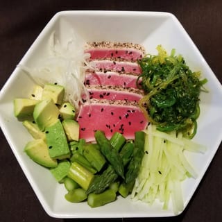Seared Ahi Tuna Poke Bowl