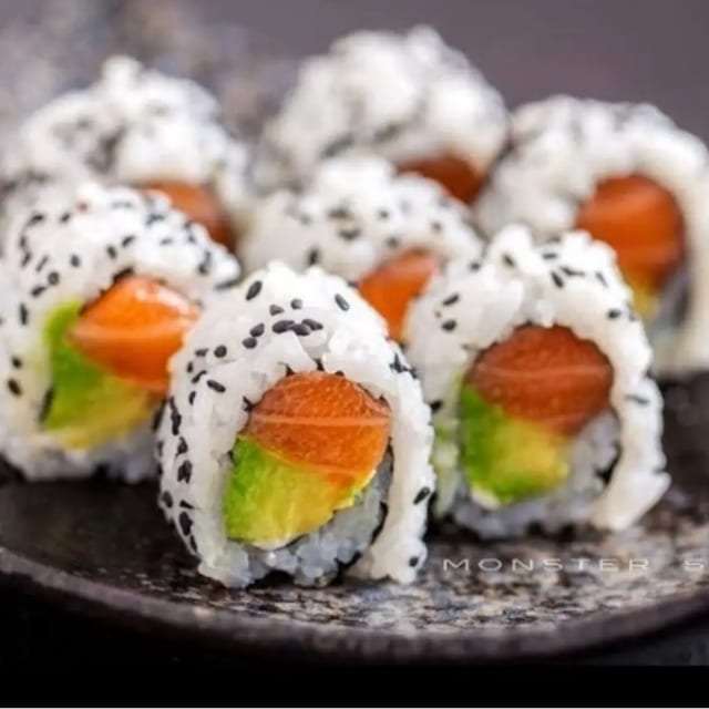 Salmon Avocado Roll.