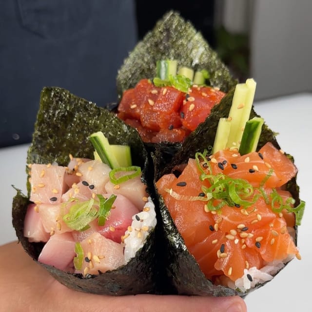 3 Hand Rolls, CHEF CHOICE.