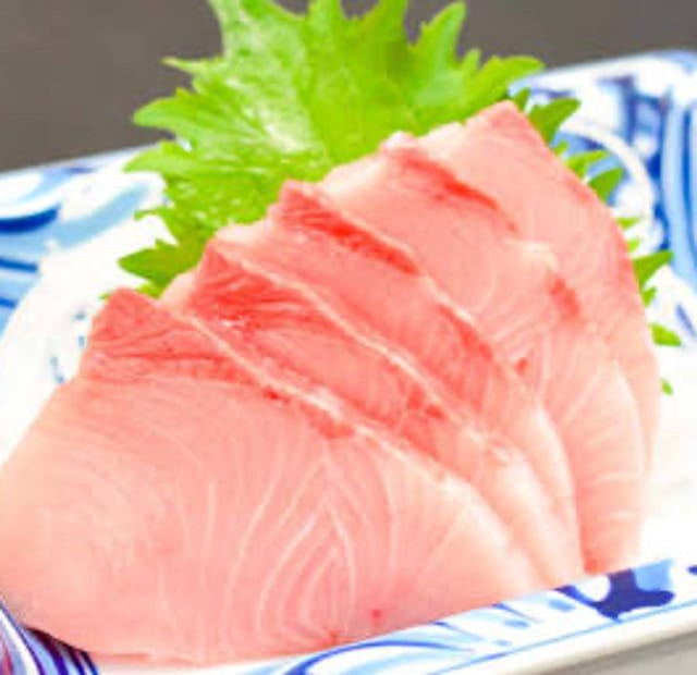 Hamachi Yellowtail Sashimi.