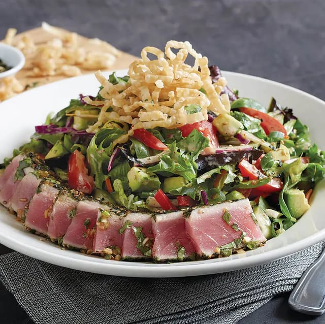 Seared Ahi Tuna Salad.