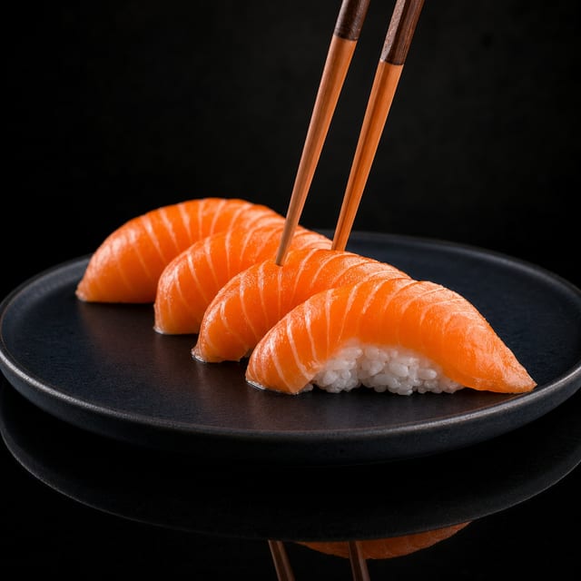 Salmon Sushi.
