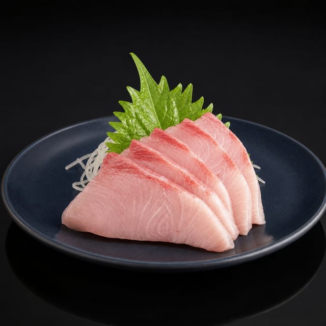 Hamachi Yellowtail Sashimi.