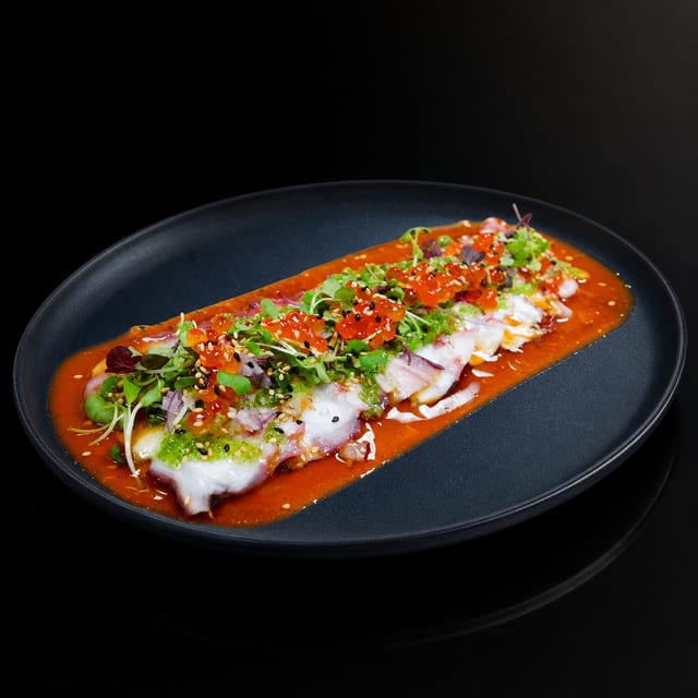 Octopus Carpaccio.