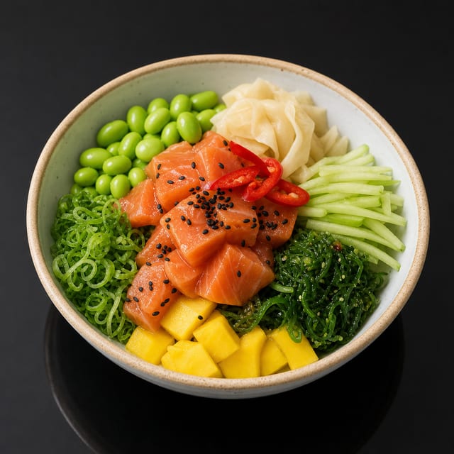 Salmon Poke Bowl.