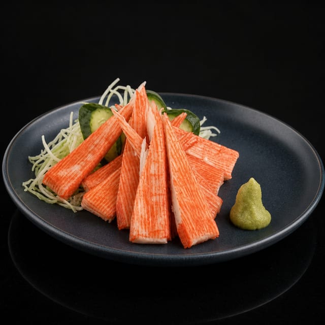 Crab-sticks Sashimi.