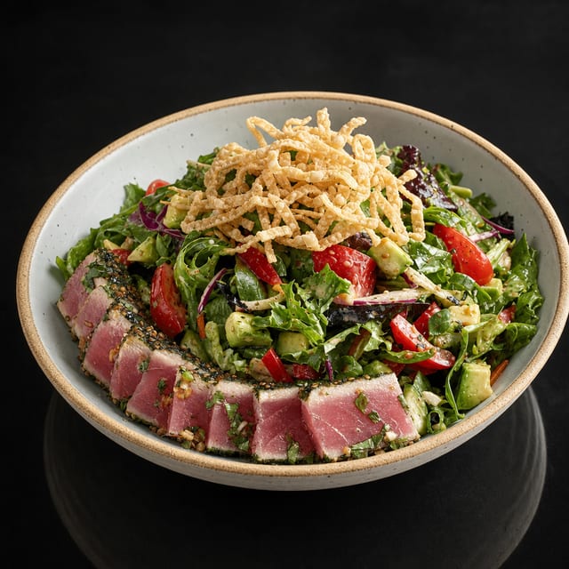 Seared Ahi Tuna Salad.