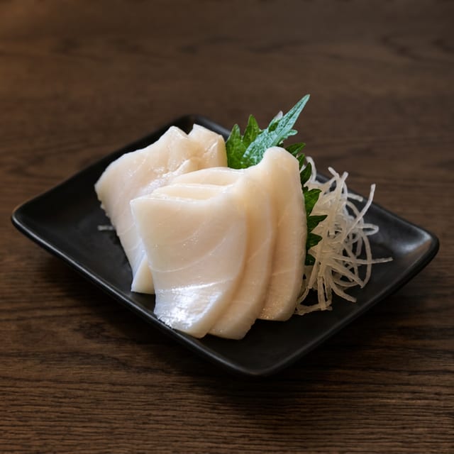White Tuna Escolar Sashimi.