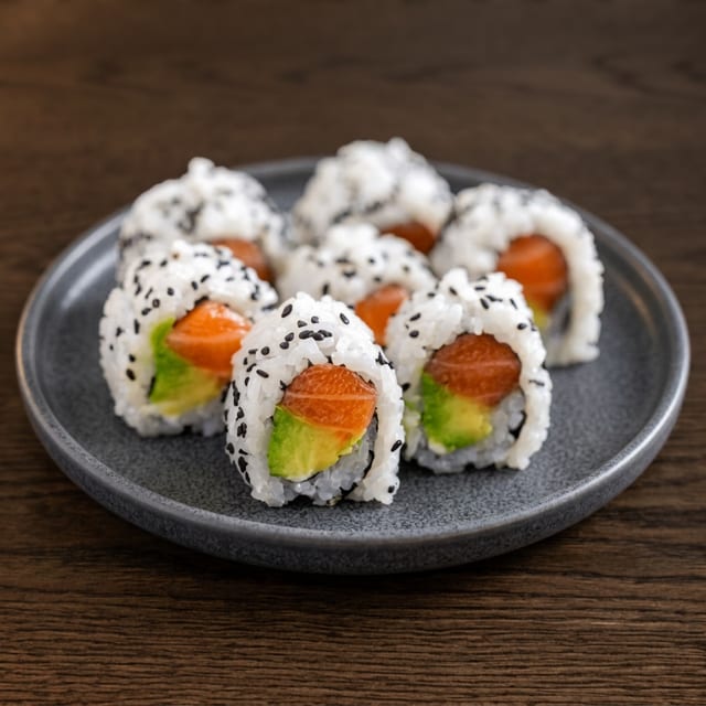 Salmon Avocado Roll.