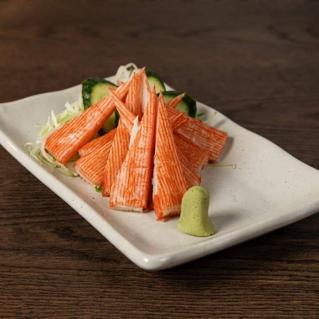Crab-sticks Sashimi.