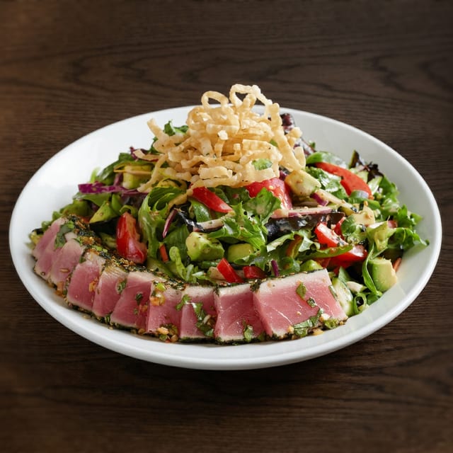 Seared Ahi Tuna Salad.